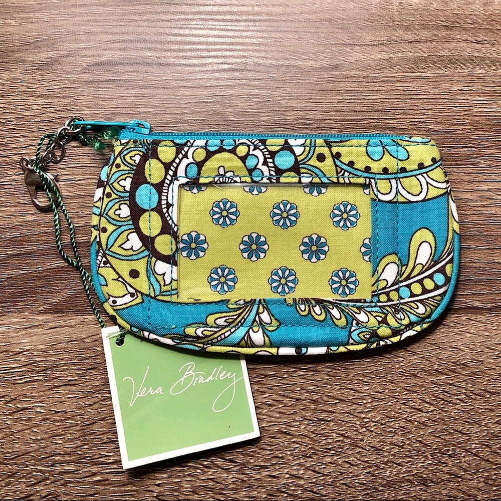 Vera Bradley Clip Zip ID Case